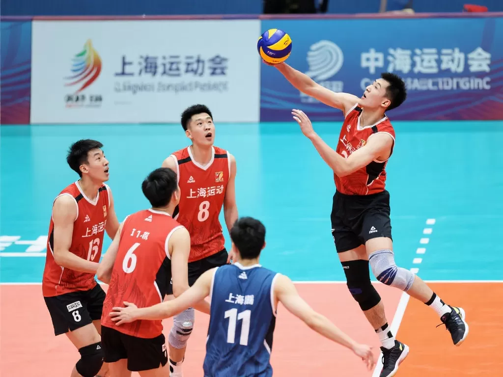 上海男排成功晋级全运会决赛阶段